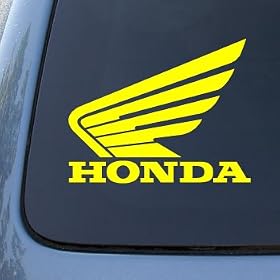 HONDA - Vinyl Car Decal Sticker #1890 | Vinyl Color: Yellow