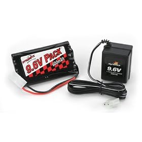 9.6V 600mAh NiCD Battery Charger Combo by Dynamite