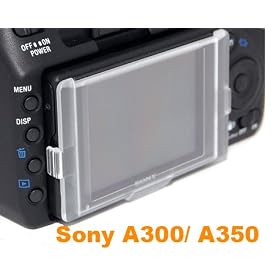 Janco Hard LCD Cover Screen Protector for Sony Alpha A300 A350 Digital SLR Cameras replace SONY... by Rainbow