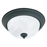 Thomas Lighting PL8693-11 Bronze Florentine Energy Saving Traditional / Classic Flushmount Ceiling Fixture from the Energy Saving Collection