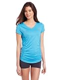U.S. Polo Assn. Womens Short Sleeve V Neck T-Shirt with Side Panels
