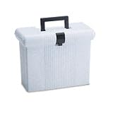 Oxford 41737 Portafile File Box - Letter - Plastic - 14-7 8 x 7-3 8 x 11-7 8 - Granite