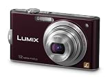 Panasonic LUMIX DMC-FX60 Digitalkamera EG-V (12 Megapixel, 5-fach opt. Zoom, 6,9 cm (2,7 Zoll) Display, Bildstabilisator) aubergine - 