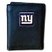 NFL Trifold Leather Wallet - New York Giants