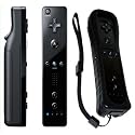Replacement for Nintendo Wii remote Black Limited Edition with free silicon case