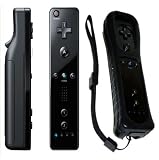 Replacement for Nintendo Wii remote Black Limited Edition with free silicon case