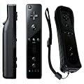 Replacement for Nintendo Wii remote Black Limited Edition with free silicon case