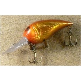 JLVLures Polliwog Deep Crankbait Hot Lava : Diver Lures JLV Freshwater Smallmouth Steelhead Pike Salmon Trout