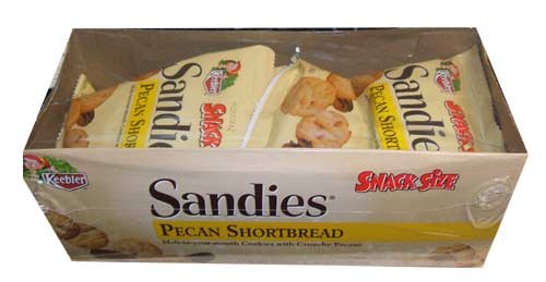 Keebler Pecan Sandies Pecan Shortbread Cookies Eight 2-Ounce Snack Size Packs by Keebler