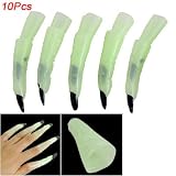 Amico 10 Pcs Fluorescent Halloween Vampire Fingernails Claws