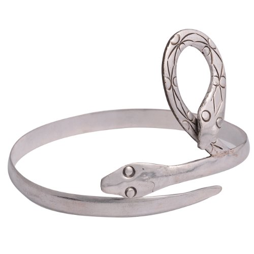Armlet Bangle Upper Arm Bracelet for Women Silver Jewellery Diameter 7.6 Cms