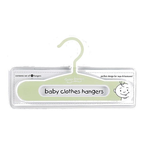 Sugarbooger Baby Clothes Hanger, Peek-A-Boo Green