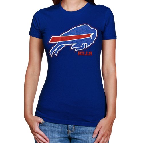 Buffalo Bills Ladies Game Tradition II T-Shirt - Royal Blue (XX-Large)