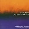 Enescu, Debussy and Ravel  Sonatas for violin and piano