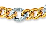 14K Two-Tone Gold Diamond Necklace - 18