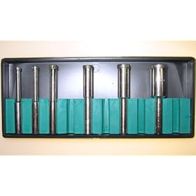 6pc DIAMOND HOLE SAW - CORE DRILL - Set - 5 32 + 3 16 + 1 4 + 5 16 + 3 8 + 1 2 by hobbytoolsupply