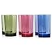 Classic Premium Quality Plastic 9oz Juice Tumbler | Set of 6 in 3 Assorted Colors