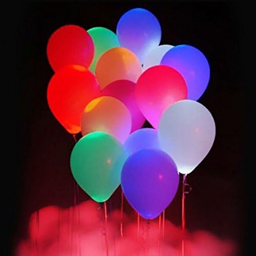 Best DD2® LED Light Up Balloons 15 Assorted Color Kids' Party Balloons Party Supplies