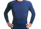 Men's UV Rash Guard Shirt - Long Sleeved Navy