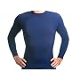 Beach Depot UPF 50+ Men's Long Sleeve Rash Guard Shirt - Navy