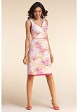 Chadwicks Cotton Poplin Surplice Dress
