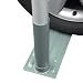 TIRE MOUNT FOR LARGE FLAGPOLE
