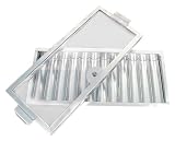 Trademark Metal 12 Row Casino Table Chip Tray With Cover and Lock Chip Tray (Silver)