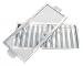 Trademark Metal 12 Row Casino Table Chip Tray With Cover and Lock Chip Tray (Silver)