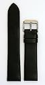 Men's Classic Glove Leather Watchband - Color Black Size: 16mm Watch Strap