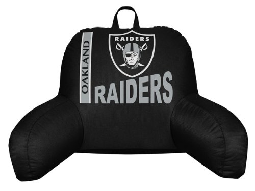 Oakland Raiders Locker Room Bedrest (Husband Pillow) 19x12