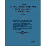 1939 DODGE TRUCK Shop Service Repair Manual Book by Dodge