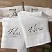 Personalized Bath Towel Set - His and Hers Design