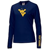 Nike - Nike West Virginia Mountaineers Navy Blue Ladies Classic Logo Long Sleeve T-shirt