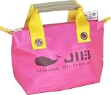 JIBファスナートート　ジュニア　ピンクイエロー　ネーム入れ可の画像