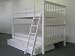 Bunk Bed Full over Full Mission style in White with a Twin Trundle Bunk Bed Full over Full Mission style in White with a Twin Trundle