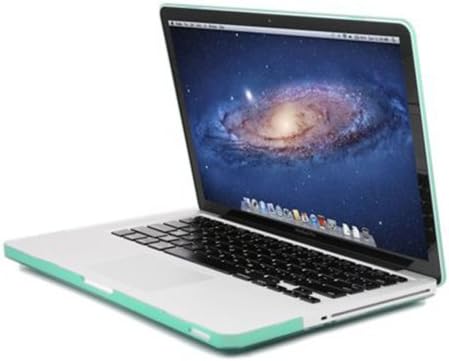 MKT Matte Rubber Coated Rubberized Hard Shell Snap On Case Cover for 13.3 inche Macbook Pro Model No. A1278 Aluminum Unibody (Bean Green)