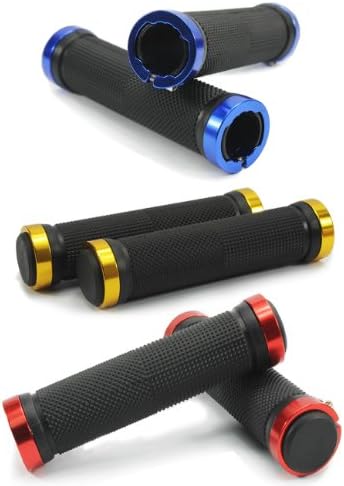 Double Lock on Locking Bicycle Handlebar Grips Cycle Bicycle Mountain Bike BMX Floding