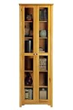 Oxford 24w 6 shelf Bookcase With Glass Doors