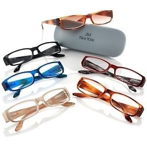 Joy Mangano Signature Shades Set of 6 Readers + BONUS Sunglasses! Size: 2.5X