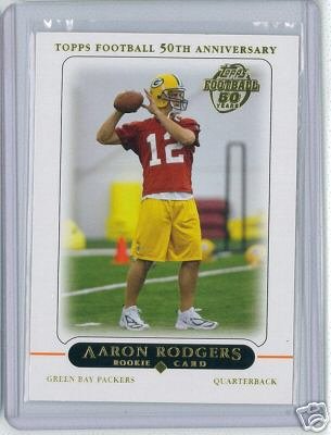 2005 Topps # 431 Aaron Rodgers RC - Green Bay Packers (RC - Rookie Card) (Football Card) Super Bowl MVP