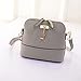 Outtop Women Messenger Bags Vintage Small Shell Leather Handbag Casual Bag (D)