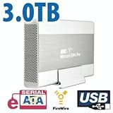 3.0TB (3000GB) OWC Mercury Elite Pro Quad Interface eSATA/FW800/FW400/USB2  ....