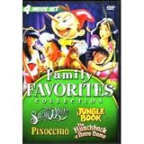Family Favorites Collection: Snow White, Jungle Book, Pinocchio and The Hunchback of Notre Dame