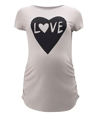 Maternity Oatmeal Love Graphic T-Shirt
