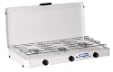 LaPlaya Outdoorproducts  Traveller 3 Flammen Gaskocher 3Z mit Deckel, weiss(10915400), 60,3 x 32,1 x 9 cm