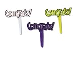 Congrats! Cupcake Picks - 12ct