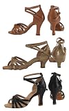 Article 22 - Ladies' Latin Sandal with a 2.5 Inch Flared Heel