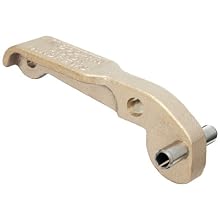 Dixon 800-HNP-BR Brass Cam and Groove Hose Fitting, Standard Handle Assembly for 8" Coupler Body