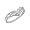 10K White Gold Diamond Chevron Ring (Size 4.5)