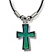 FORGIVEN JEWELRY Mood Cross Necklace Heat Activated Color Change Pendant